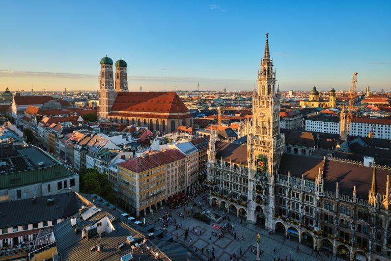 Aerial view of Munich, Germany